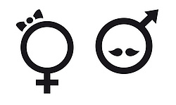 Geschlechter Symbole